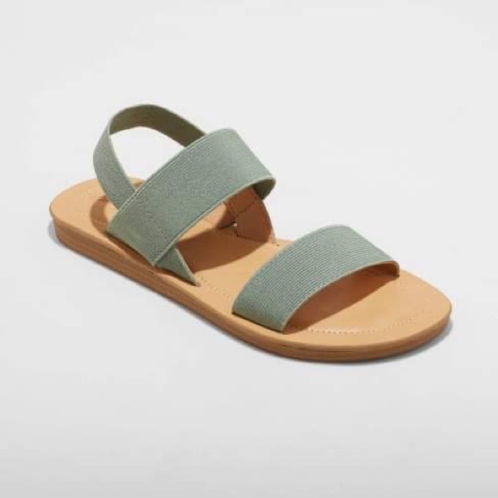 Target Universal Thread elastic sandals sage green